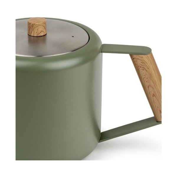 Žalios spalvos iš nerūdijančio plieno arbatinukas 1,1 l Duet Boston – Bredemeijer-image-3