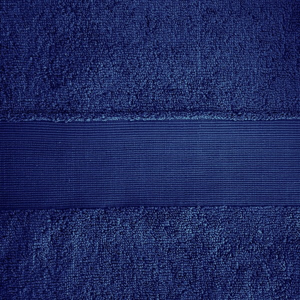 Tamsiai mėlynos spalvos iš frote audinio iš medvilnės rankšluostis 50x85 cm Anti-Bacterial – Catherine Lansfield-image-3
