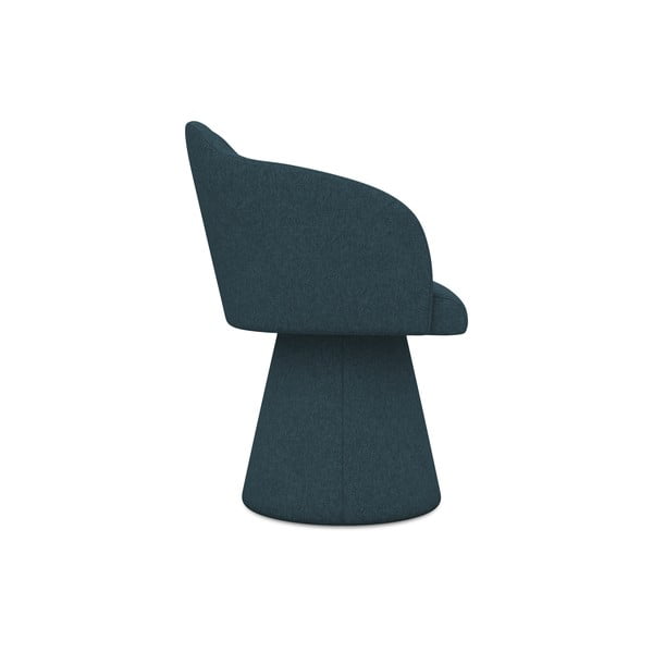 Smaragdinės spalvos iš audinio valgomojo kėdė Kanoa – Makamii-image-2