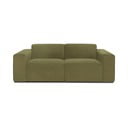 Žalia aksominė sofa Scandic Sting