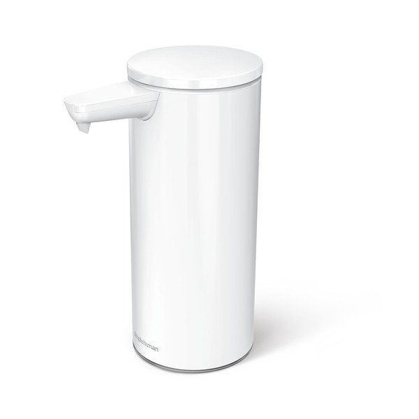 Automatinis muilo dozatorius iš plieno baltos spalvos 266 ml – simplehuman-image-4
