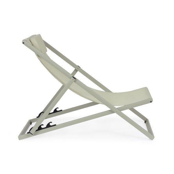 Taupe spalvos metalinis sodo šezlongas Taylor – Bizzotto-image-3