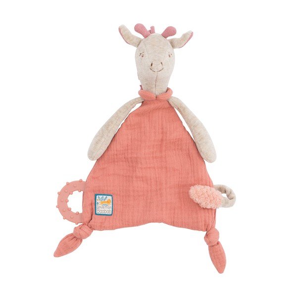 Rožinis miegamojo kilimėlis Giraffe - Moulin Roty