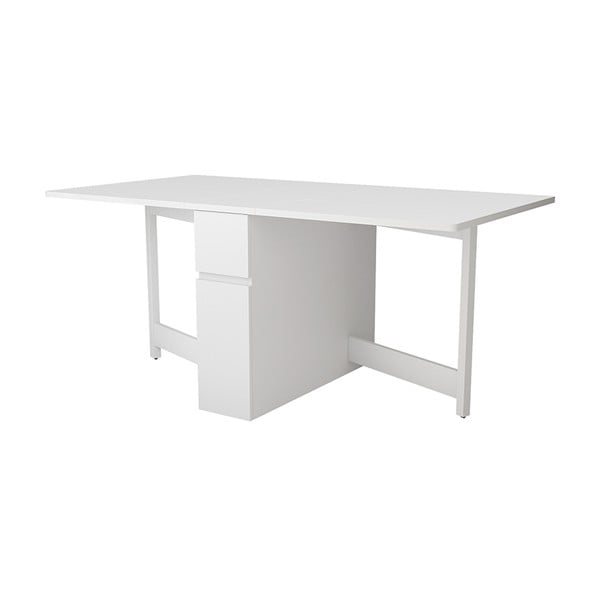 Baltas sulankstomas daugiafunkcinis stalas Woodman Kungla-image-2