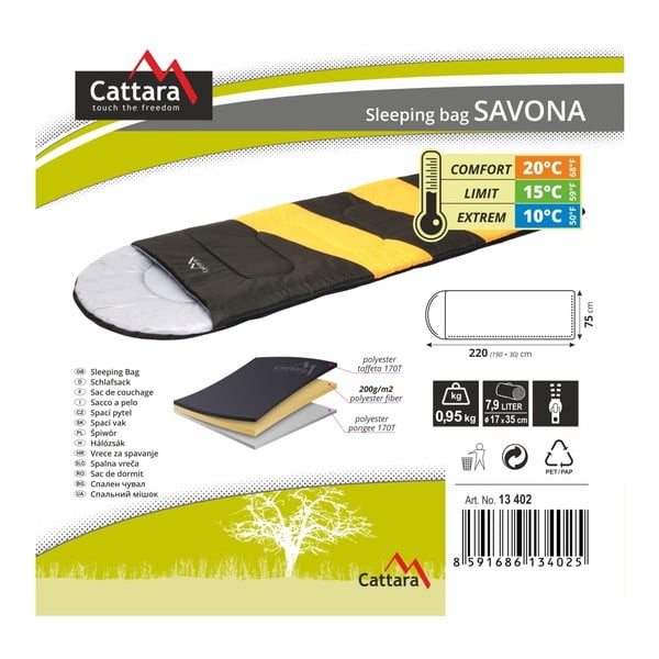 Antklodė miegmaišis Cattara Savona-image-2