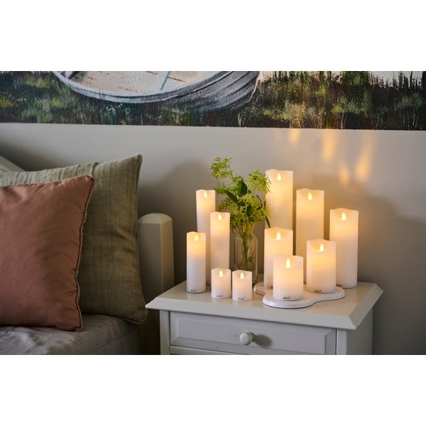 LED žvakės 3 vnt. (aukštis 15 cm) Sara – Sirius-image-1