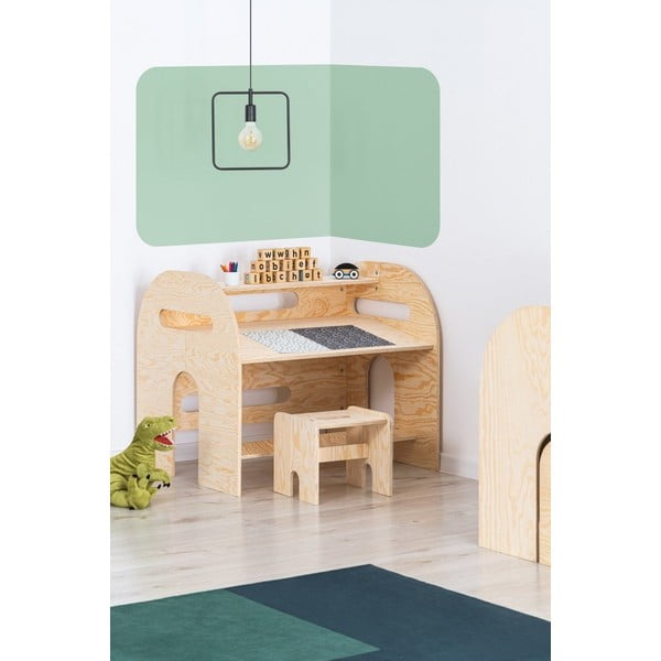 Vaikiškas rašomasis stalas 76x93 cm MUNDO – Adeko-image-1