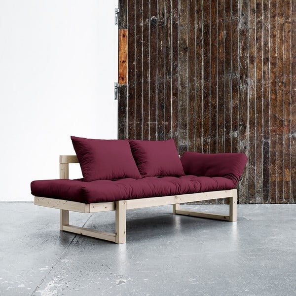 Sofa "Karup Edge Natural/Bordeaux-image-1