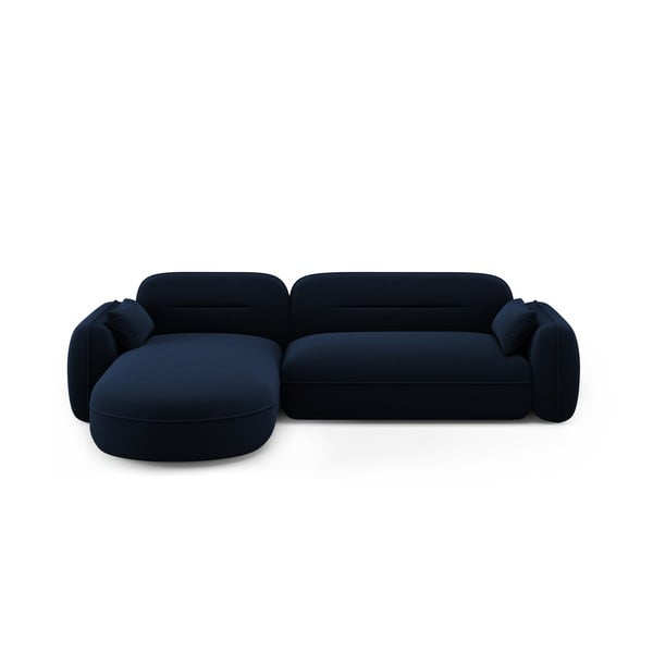 Iš velveto kampinė sofa tamsiai mėlynos spalvos (su kairiuoju kampu) Audrey – Interieurs 86
