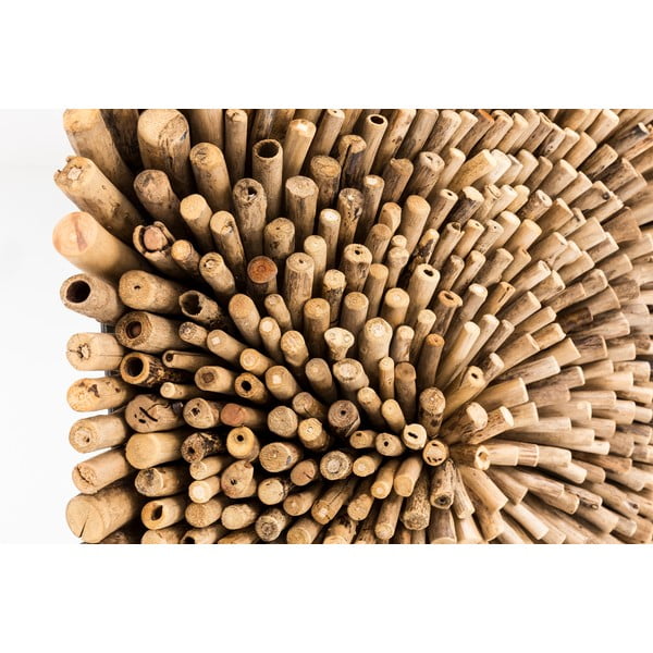 Sienų dekoracija iš tikmedžio medienos WOOX LIVING Bee, 70 x 70 cm-image-1