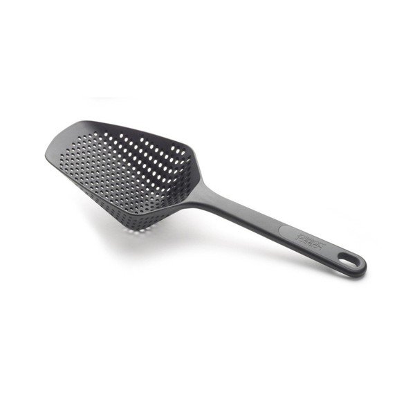 Juodas kiaurasamtis šaukštas Joseph Joseph Scoop Colander