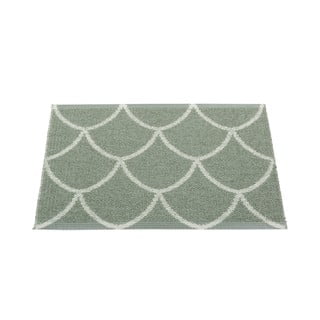 Žalios spalvos lauko ir vidaus kilimas 70x50 cm Kotte Army Sage – Pappelina