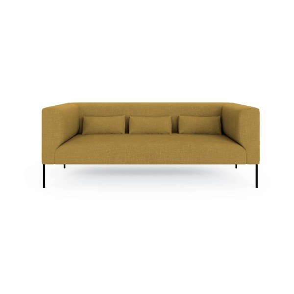 Geltonos spalvos sofa Milo Casa Nina, 192 cm-image-2