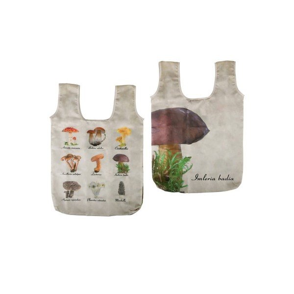 Sulankstomas krepšys su grybų spauda Esschert Design-image-2