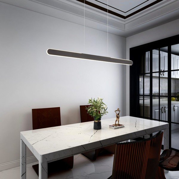 Kabantis šviestuvas juodos spalvos LED Helios – Trio-image-1