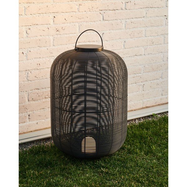 Stalinis šviestuvas juodos spalvos LED su pritemdymo funkcija (aukštis 55 cm) Saranella – Kave Home-image-1