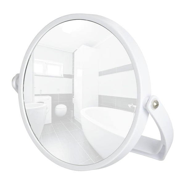 Baltas kosmetinis grindų veidrodis Noale, Ø19 cm