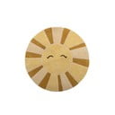 Smėlio spalvos/gintarinės spalvos iš vilnos vaikiškas kilimas ø110 cm Sun – Bloomingville Mini