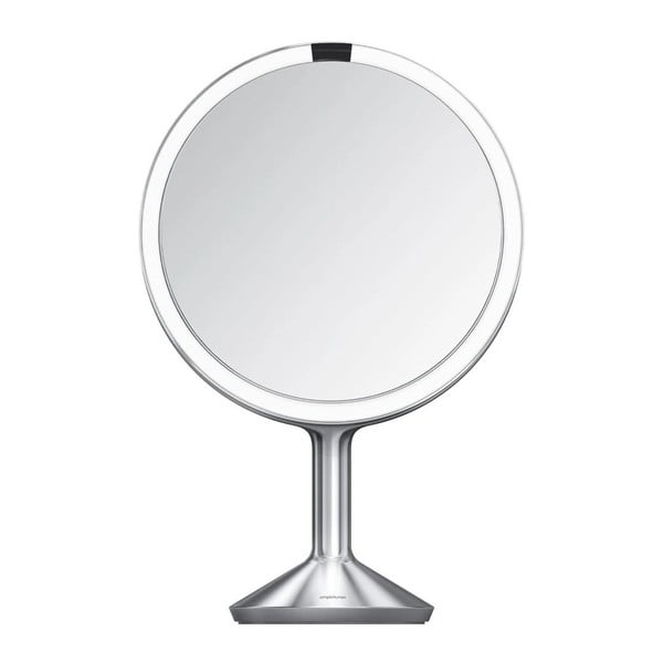 Kosmetinis veidrodis (5x) su apšvietimu/didinantis ø 25 cm Sensor Trio Max – simplehuman