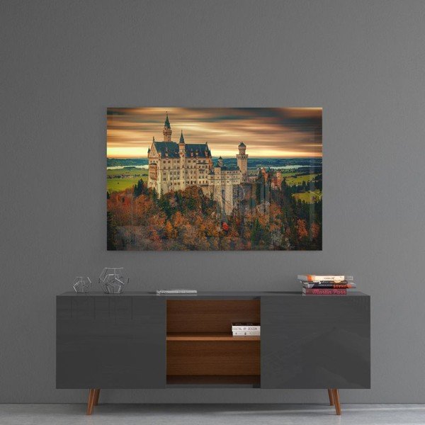 Paveikslas ant stiklo Insigne Castle-image-1