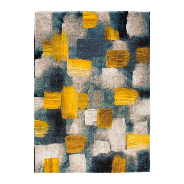Mėlynas ir geltonas kilimas Universal Lienzo, 200 x 290 cm