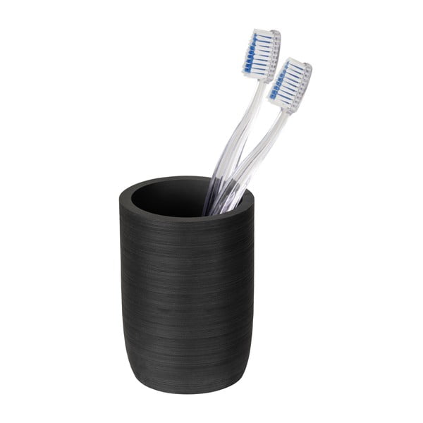 Juodos spalvos iš polirezino dantų šepetėlio indas Altavalle – Wenko-image-2