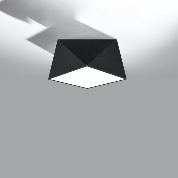 Lubinis šviestuvas juodos spalvos 25x25 cm Koma – Sollux-image-2
