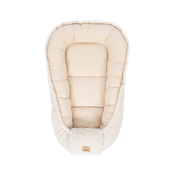 Smėlio spalvos vaikiškas lopšys 55x83 cm – Meowbaby-image-1