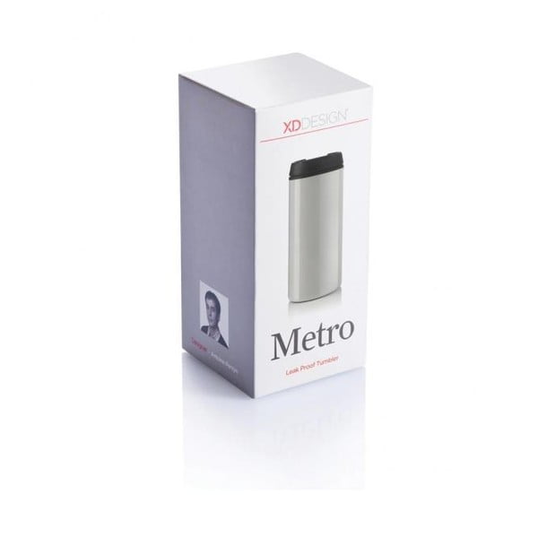Baltas termo puodelis XD Design Metro, 300 ml-image-1