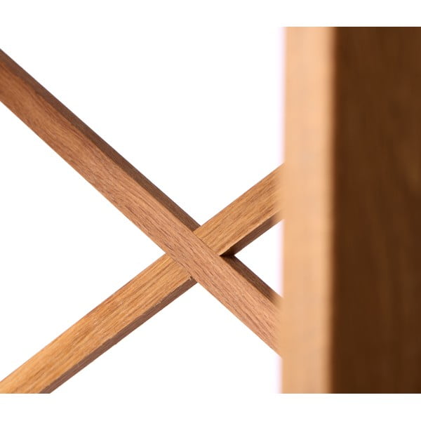Iš ąžuolo masyvo pastatoma lentyna natūralios spalvos 70x87 cm X-Shelf – Unique Furniture-image-3