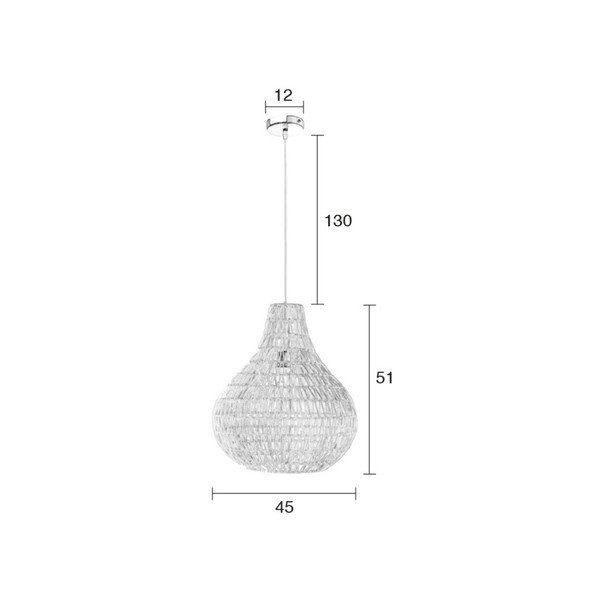 Baltas lubų šviestuvas Zuiver Cable Drop-image-1