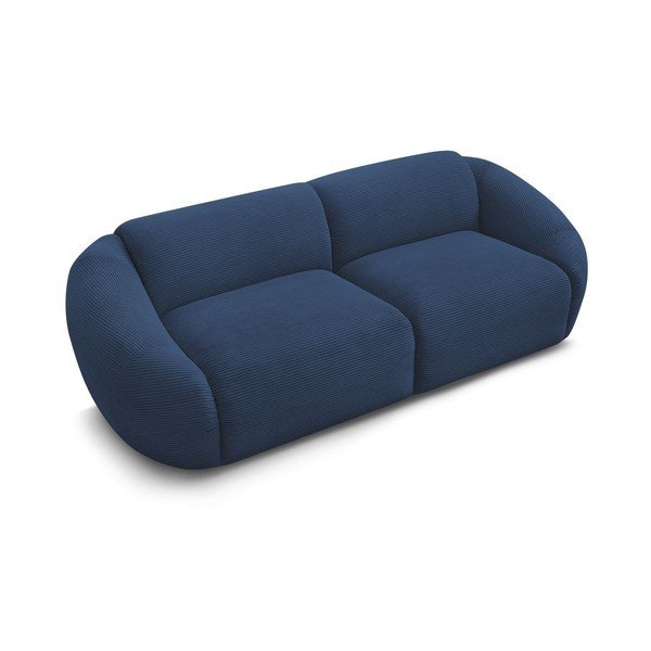 Tamsiai mėlynos spalvos sofa iš kordinio velveto 250 cm Tina – Bobochic Paris-image-3