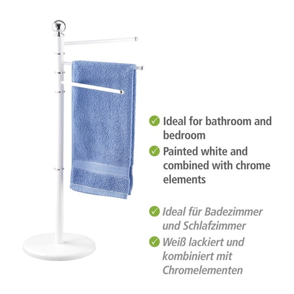 Baltas rankšluosčių laikiklis Wenko Exclusive-image-3