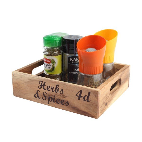 "T&G Woodware Baroque Herbs & Spice" medinė dėžė-image-1