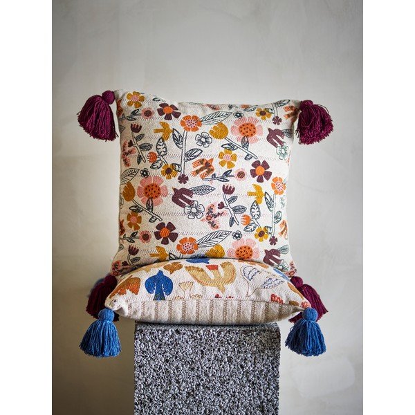 Iš medvilnės mišinio dekoratyvinė pagalvėlė 45x45 cm Vivielle – Bloomingville-image-1