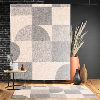 Kilimas pilkos spalvos/smėlio spalvos 60x110 cm Tyler – douceur d'intérieur