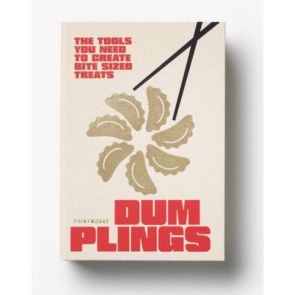 Smėlio spalvos valgymo lazdelių rinkinys iš nerūdijančio plieno 4 žmonėms The Essentials - Dumpling Tools – Printworks