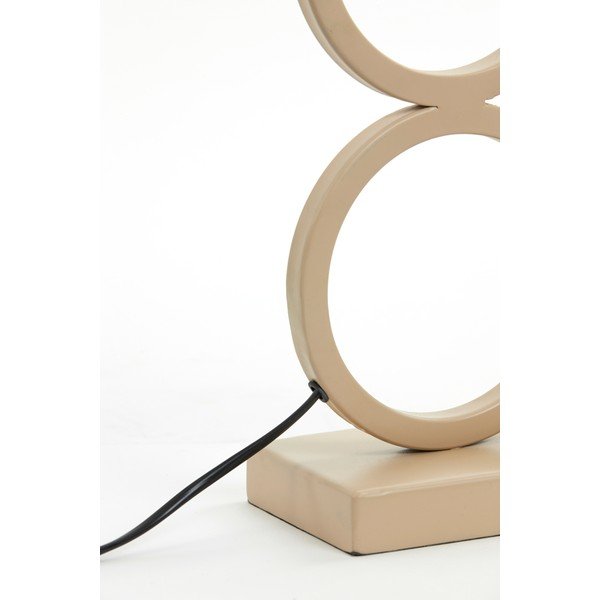 Stalinės lempos pagrindas smėlio spalvos 51 cm Stelios – Light & Living-image-4