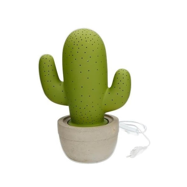 Žalios spalvos porcelianinis kaktuso formos šviestuvas Brandani Cactus