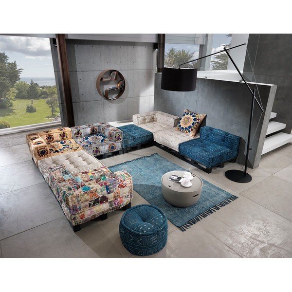 Baltos spalvos/smėlio spalvos modulinė sofos dalis (kintama) Yara – Tomasucci-image-1