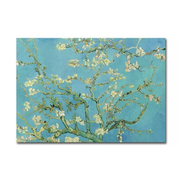 Sieninė reprodukcija ant drobės Vincent Van Gogh Almond Blossom, 100 x 70 cm
