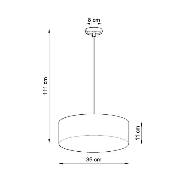 Juodos spalvos kabantis šviestuvas Atis – Sollux-image-4
