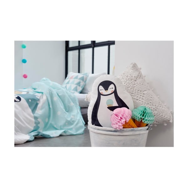 Grynos medvilnės pagalvėlė Happynois Penguin, 40 x 30 cm-image-2