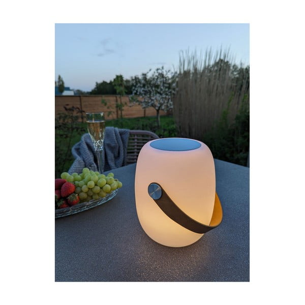Lauko šviestuvas LED su laikmačiu/su garsiakalbiu USB ø 18 cm Cardiff – House Nordic-image-2