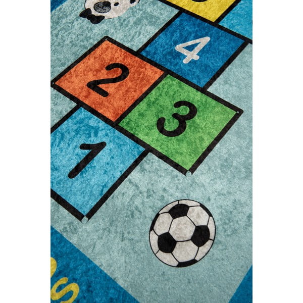 Mėlynas vaikiškas neslidus kilimas Conceptum Hypnose Seksek, 200 x 290 cm-image-2