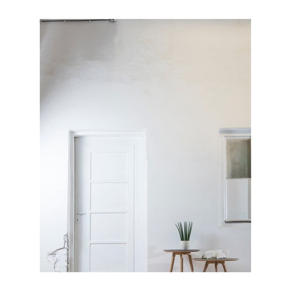 Ąžuolo medienos kavos staliukas su juodu stalviršiu "Gazzda Arp", ⌀ 45 cm-image-2