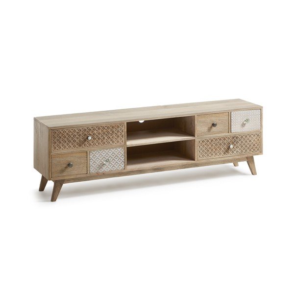 Televizoriaus spintelė iš mango medienos Kave Home Hood-image-2