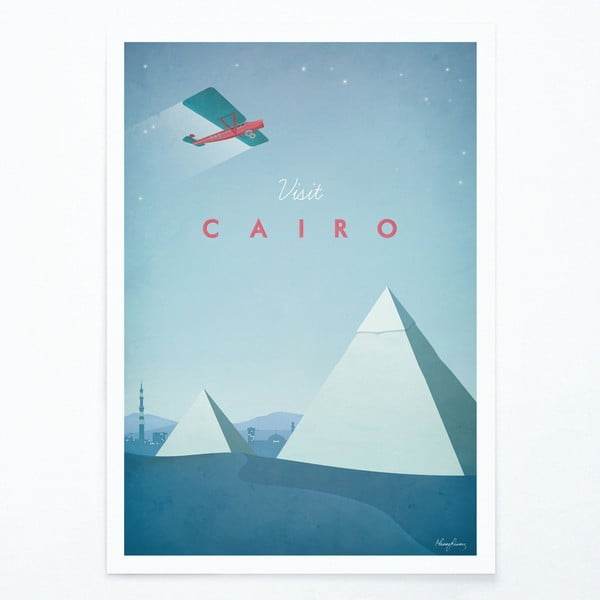 Plakatas Travelposter Cairo, 30 x 40 cm