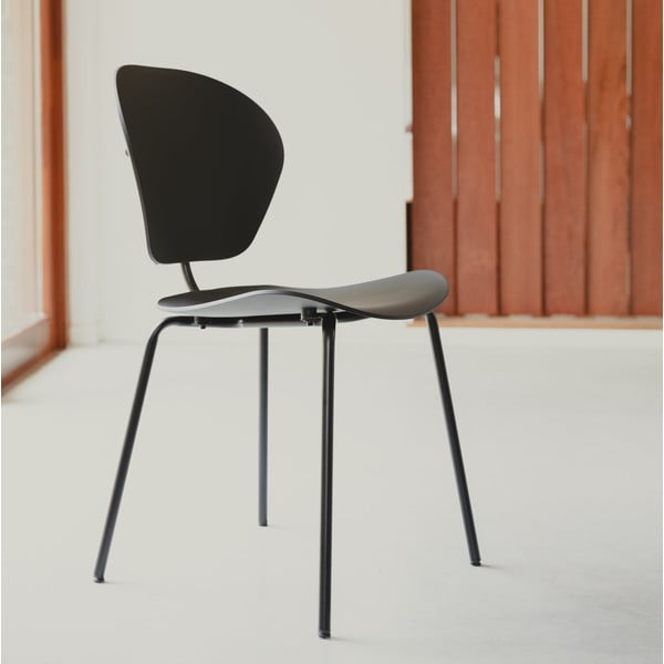 Juodos spalvos valgomojo kėdė The Ocean – Zuiver-image-1