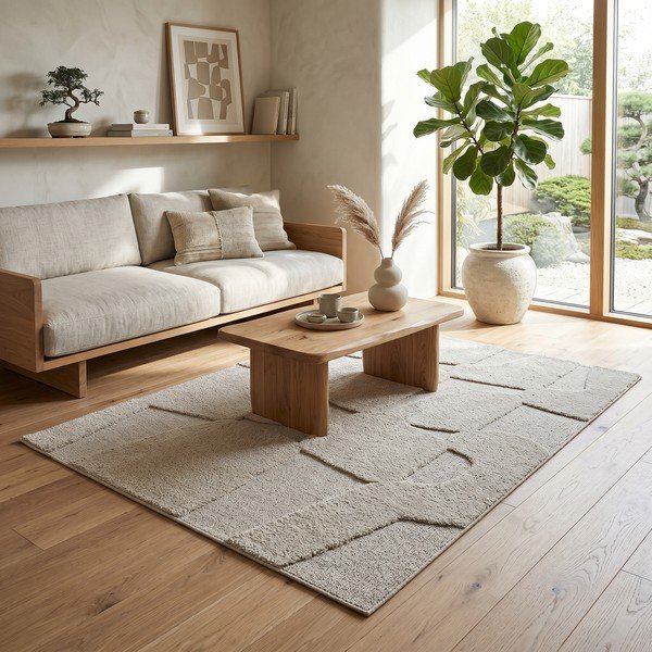 Smėlio spalvos kilimas 120x170 cm Cairo – ESTE-image-2